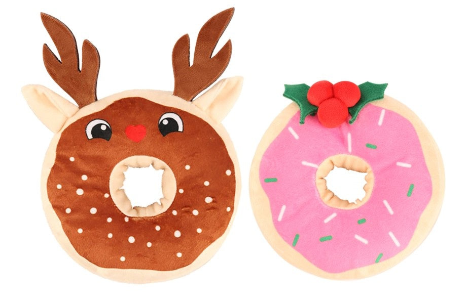 CAMON GIOCO CANE DONUTS NATALIZIO 15 CM.