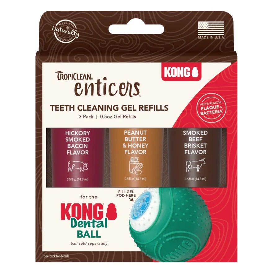 KONG GEL PULIZIA DENTI PER DENTAL BALL