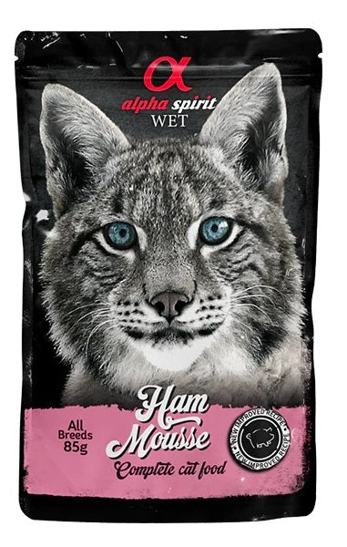 ALPHA SPIRIT CAT ADULT MOUSSE PROSCIUTTO 85 GR.