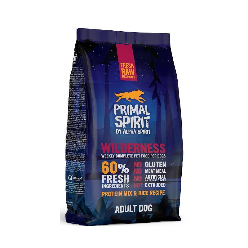 PRIMAL SPRINT DOG PRESSATO A FREDDO 60% WILDERNESS 12 KG.