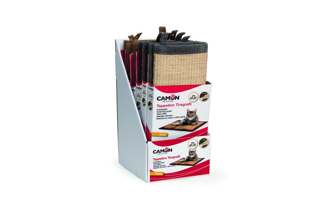 CAMON TAPPETINO TIRAGRAFFI IN SISAL 47 x 37 CM.