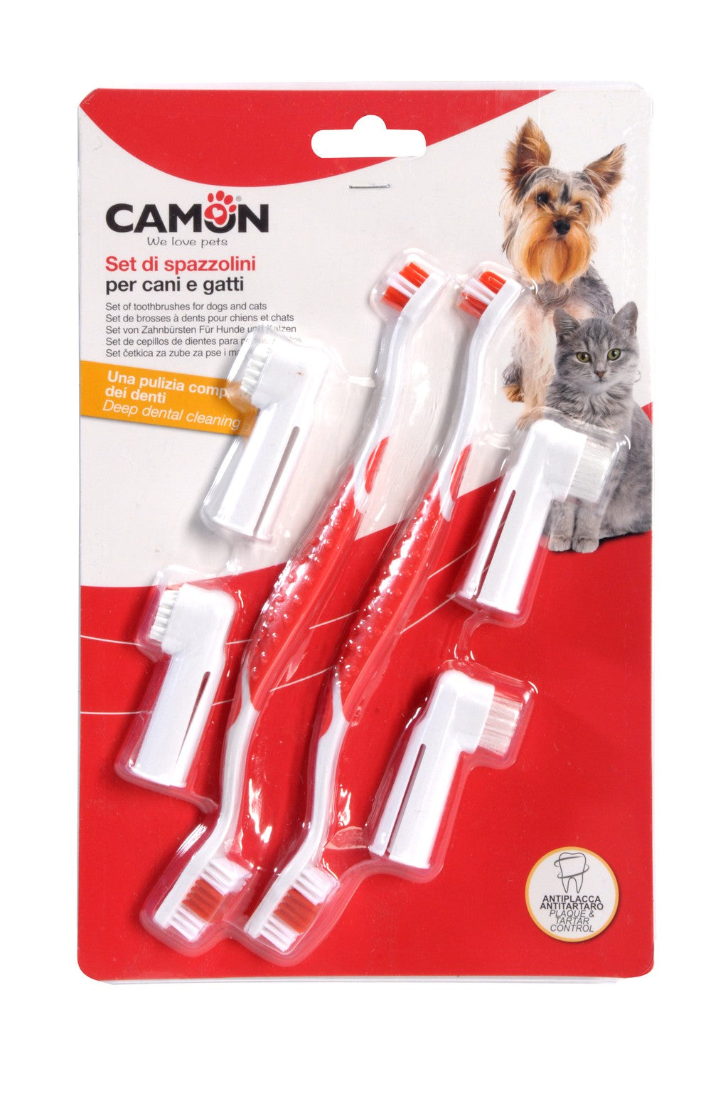 CAMON SET SPAZZOLINI CANI & GATTI