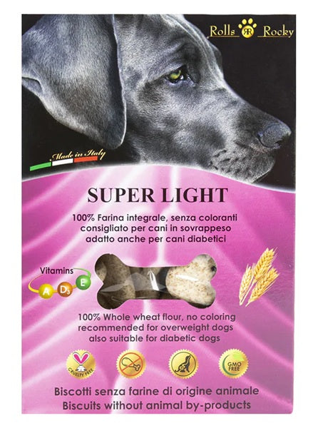 ROLLS ROCKY BISCOTTI SUPER LIGHT 100% FARINA INTEGRALE 300 GR.