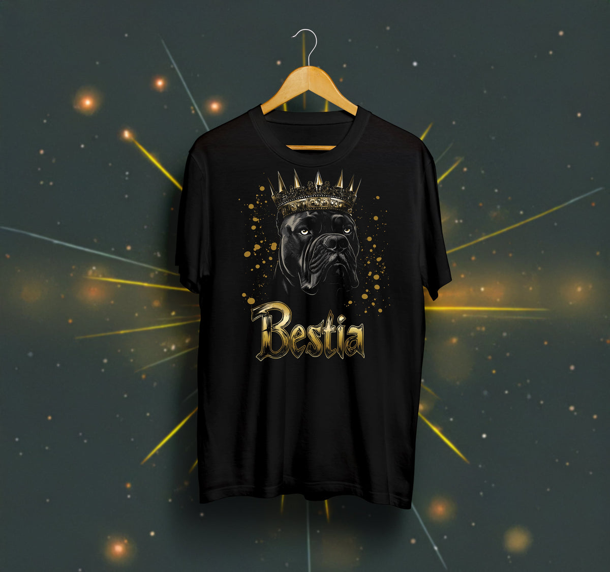 Cane Corso T-shirt Black V4-0