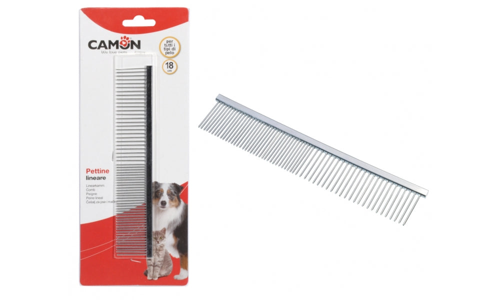 CAMON PETTINE LINEARE CROMATO 18 CM.