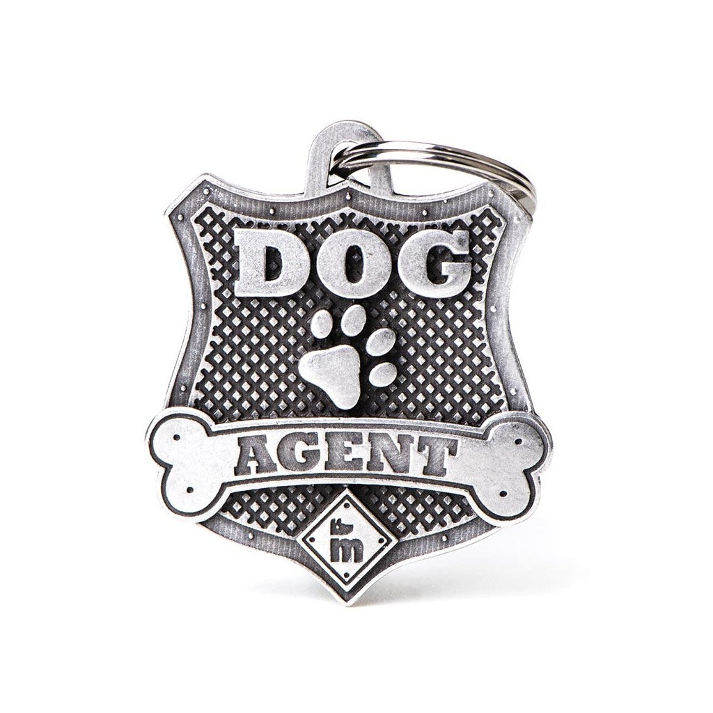 Medaglietta Bronx Dog Agent Badge