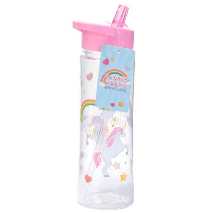 BORRACCIA DECORO UNICORNI 500 ML.
