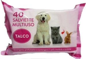 TRIXIE SALVIETTE MULTIUSO AL TALCO 40 PZ.