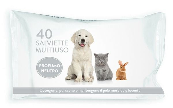 TRIXIE SALVIETTE MULTIUSO NEUTRO 40 PZ.