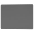 Tapis de chaise de bureau rectangulaire, antidérapants en plastique noir 120x90cm-0
