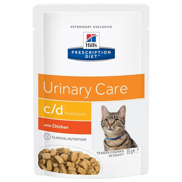 HILL'S PRESCRIPTION DIET FELINE C/D POLLO 85 GR.