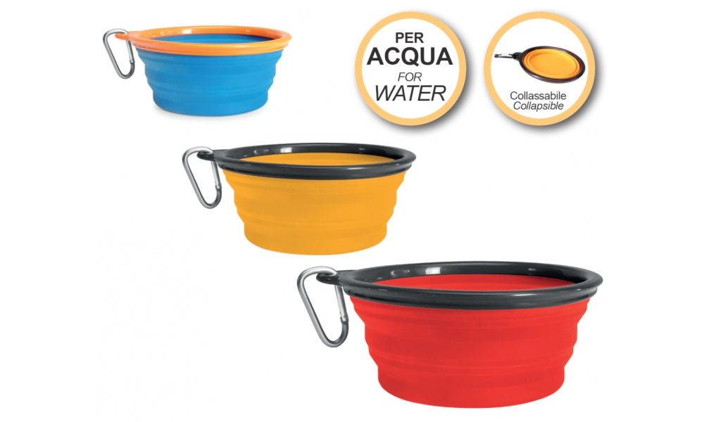 CAMON CIOTOLA DA VIAGGIO IN SILICONE 1500 ML. / Ø 17,2 CM.