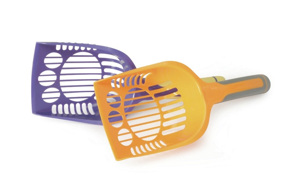 CAMON PALETTA IN PLASTICA COLORATA CON MANICO (30 x 11 CM.)