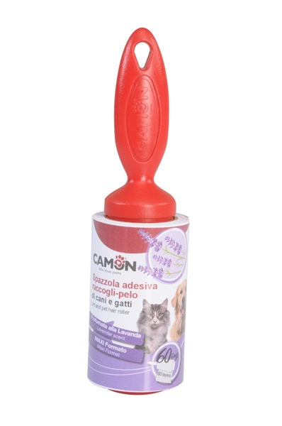CAMON RICAMBIO SPAZZOLA ADESIVA RACCOGLI PELO PROFUMO LAVANDA 2 ROTOLI DA 60 FOGLI