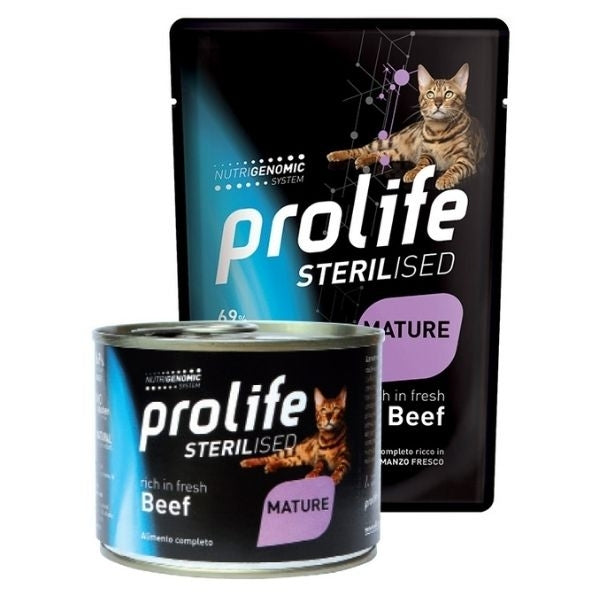 PROLIFE CAT STERILISED MATURE MANZO 200 GR.