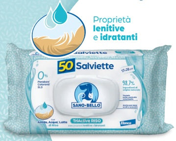 ELANCO SALVIETTE ELANCO TRIACTIVE RISO PZ 50