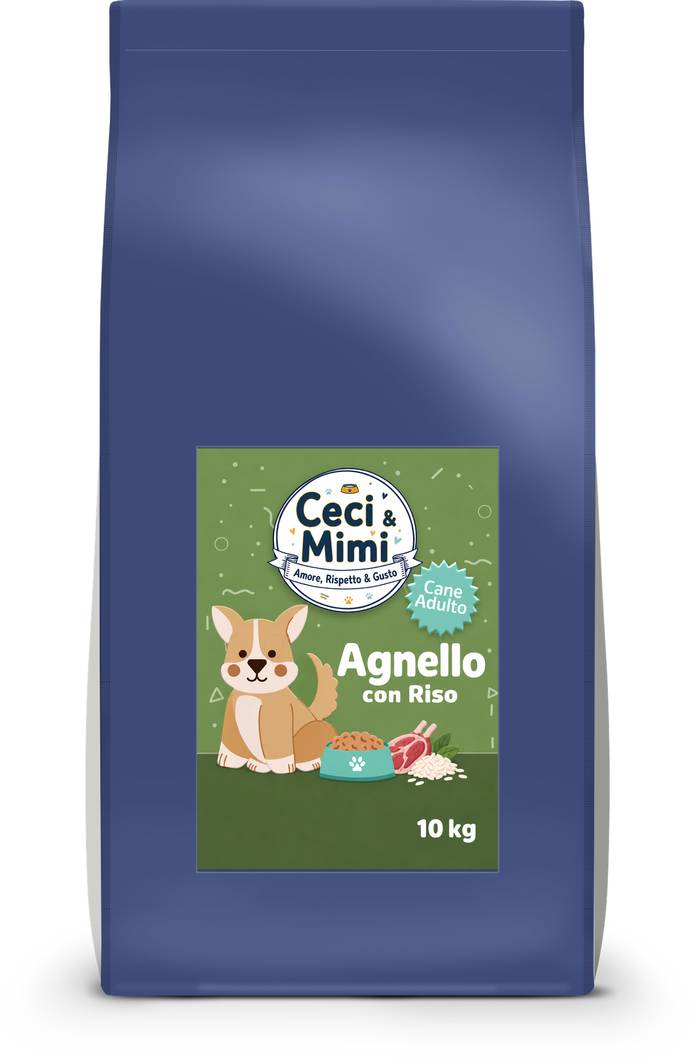 CECI & MIMI DOG - SUPER PREMIUM ADULT AGNELLO & RISO 10 KG.