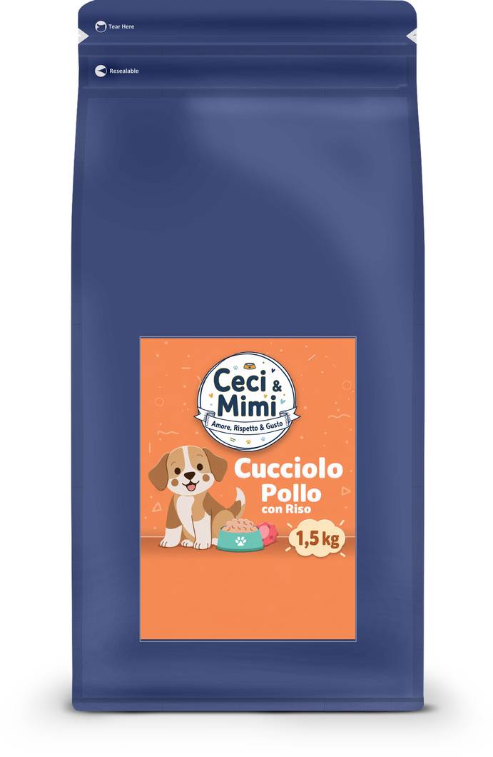CECI & MIMI DOG - SUPER PREMIUM PUPPY POLLO & RISO 1,5 KG.