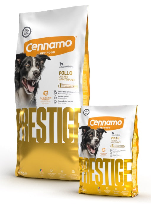 PRESTIGE DOG MONOPROTEICO ADULT MEDIUM POLLO 2 KG.
