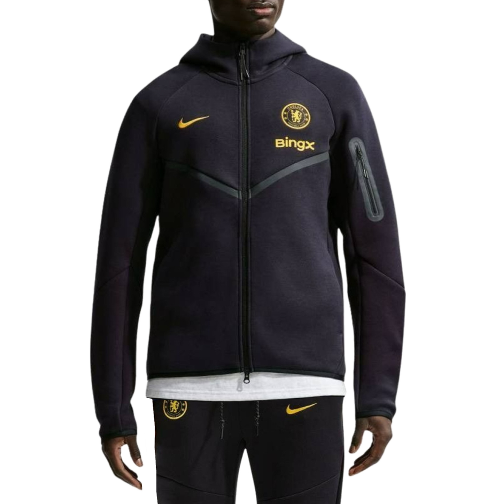Chelsea black Tech Fleece presentation tracksuit 2026/27 - Nike-0
