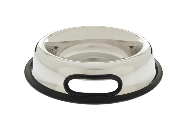 FERRIBIELLA CIOTOLA ACCIAIO INOX CON GOMMA Ø 17,5 CM. / 0,95 LT.