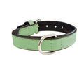 GLORIA COLLARE IN PELLE IMBOTTITO 35 CM. VERDE
