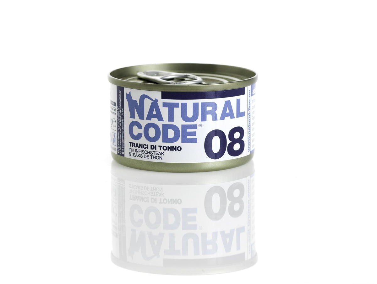 NATURAL CODE 08 TRANCI DI TONNO 85 GR.