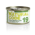 NATURAL CODE 19 POLLO CON ASPARAGI & RISO 85 GR.