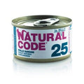 NATURAL CODE 25 POLLO & SARDINE IN JELLY 85 GR.