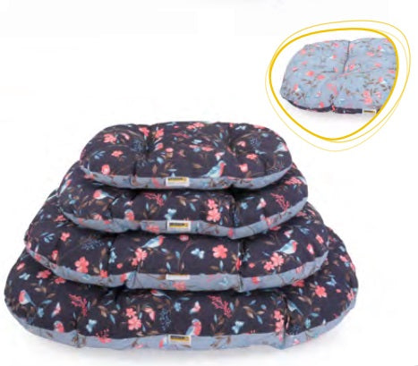 FABOTEX CUSCINO OVALE "ROBIN" DOUBLE FACE Ø 60 CM.