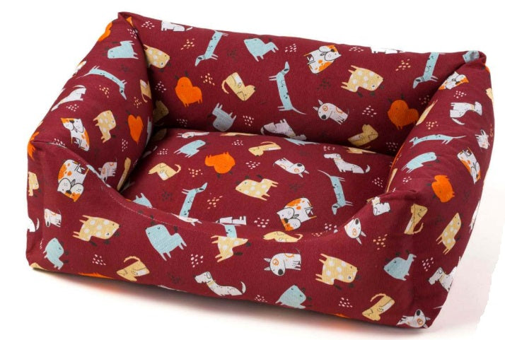 LEOPET CUCCIA RODI CANI SFODERABILE (60 x 70 CM.) BORDEAUX