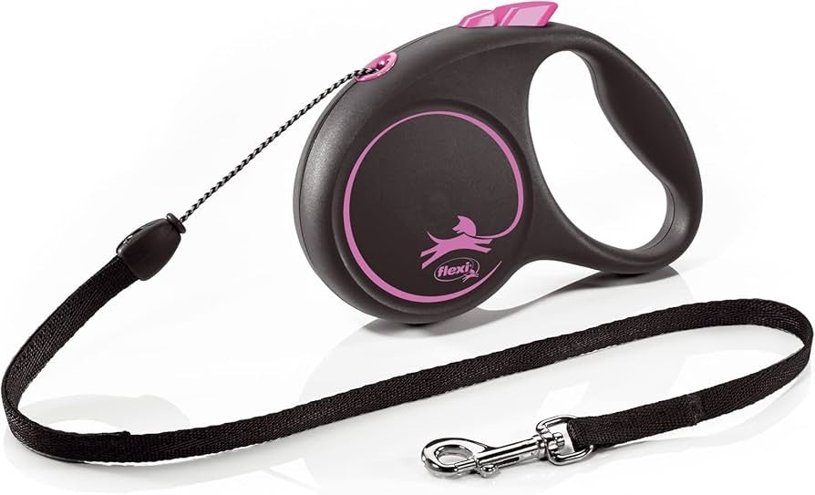 FLEXI BLACK EDITION GUINZAGLIO ESTENSIBILE CORDA 5M. TG. S