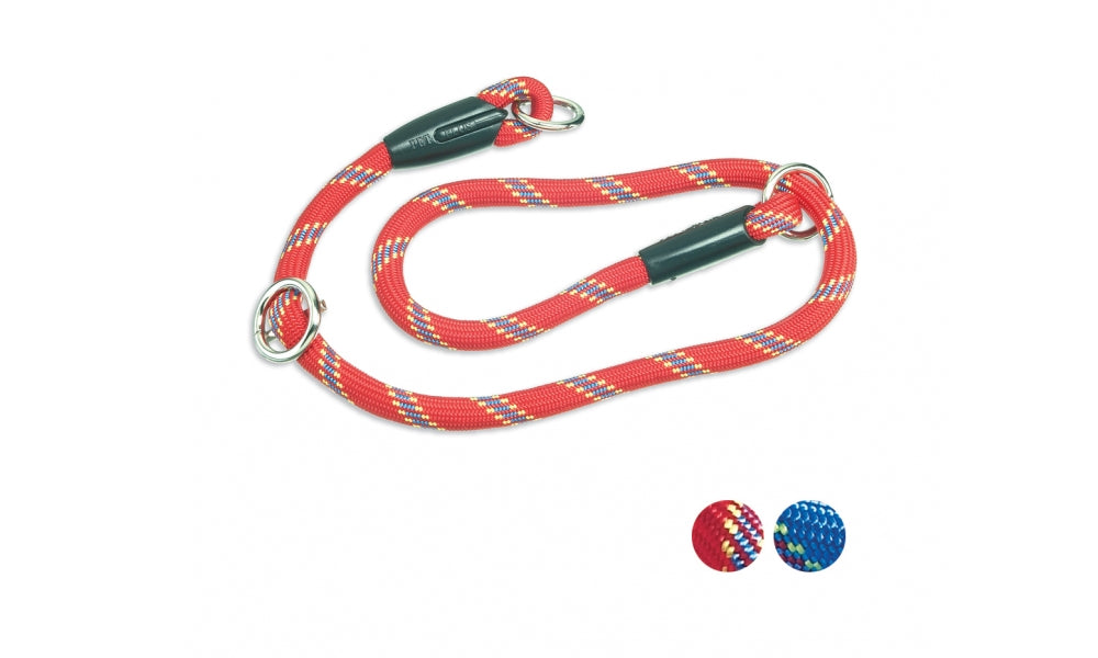CAMON COLLARE A STRANGOLO IN CORDA 12 x 600 MM. BLU