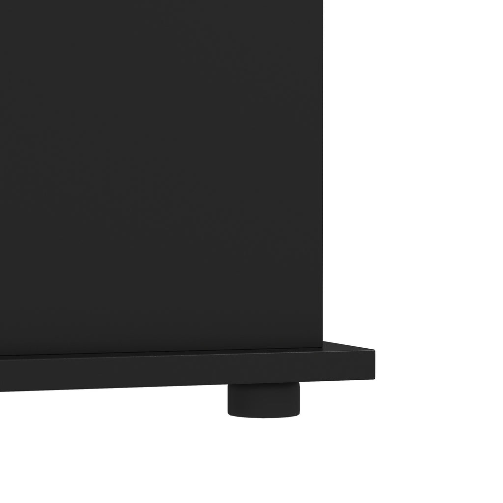 Coffre de Rangement, Banc de Rangement avec Couvercle Rabattable et Charnières de Sécurité, 80 x 40 x 45 cm, Noir-8