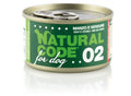 NATURAL CODE DOG 02 MANZO & VERDURE 90 GR.