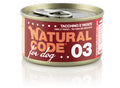 NATURAL CODE DOG 03 TACCHINO & PATATE 90 GR.