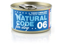 NATURAL CODE DOG 06 TONNO & MERLUZZO 90 GR.
