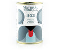 NATURAL CODE DOG 403 VITELLO, ARINGA & ZUCCA 400 GR.
