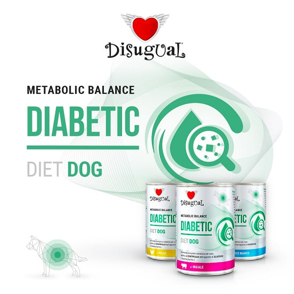 DISUGUAL DIET DOG DIABETIC POLLO 400 GR.