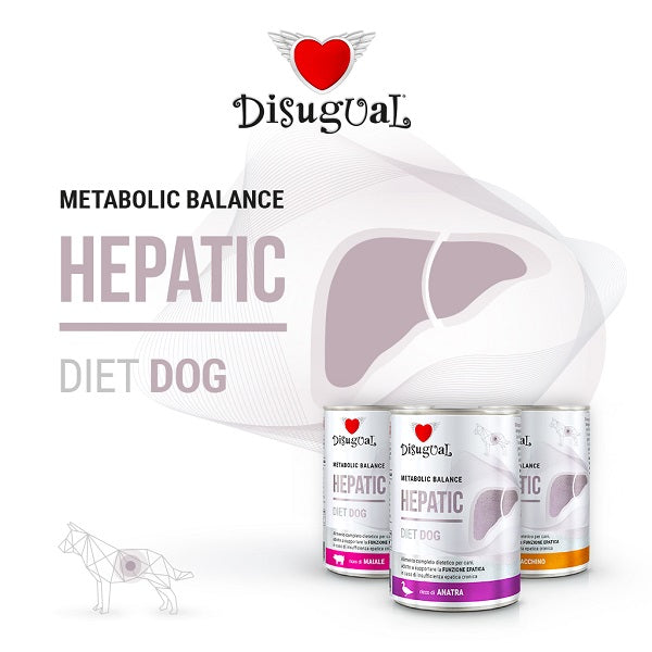 DISUGUAL DIET DOG HEPATIC MAIALE 400 GR.