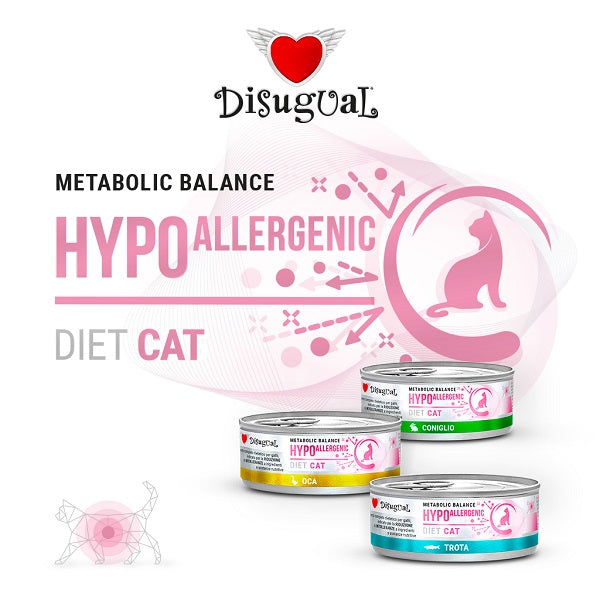 DISUGUAL DIET CAT HYPOALLERGENIC CONIGLIO 85 GR.