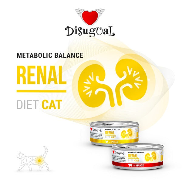 DISUGUAL DIET CAT RENAL POLLO 85 GR.