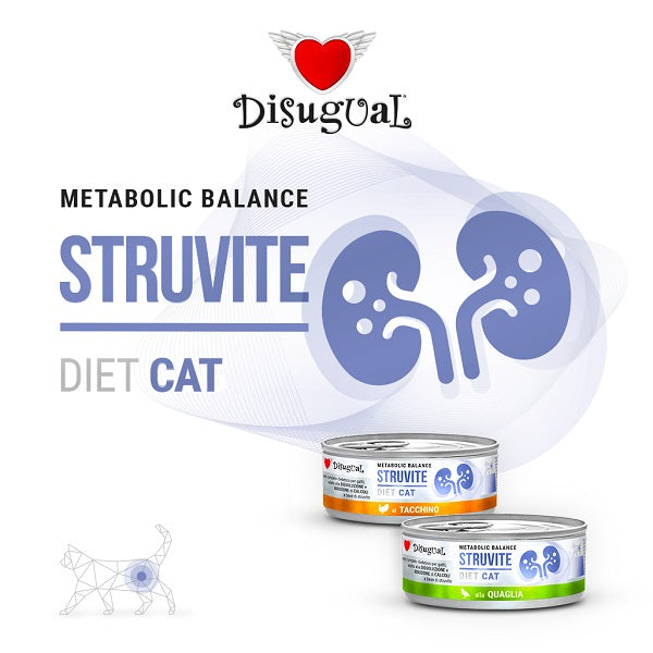DISUGUAL DIET CAT STRUVITE QUAGLIA 85 GR.