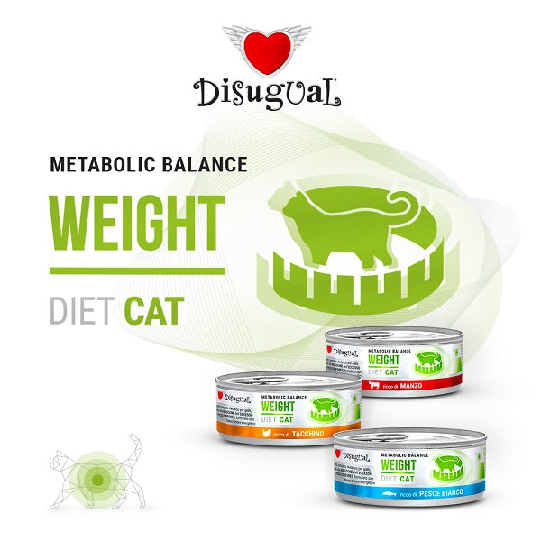 DISUGUAL DIET CAT WEIGHT MANZO 85 GR.