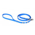 LEOPET GUINZAGLIO CON BORCHIE SCUBA 1,2 x 110 CM. CELESTE