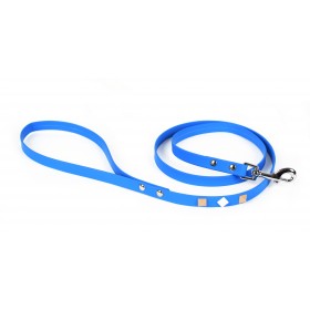 LEOPET GUINZAGLIO CON BORCHIE SCUBA 1,2 x 110 CM. CELESTE