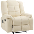 Fauteuil de massage fauteuil de relaxation massant dossier inclinable repose-pied fauteuil TV revêtement synthétique-0