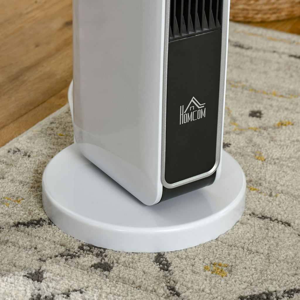 Chauffage électrique soufflant oscillant 1100/2200 W, céramique PTC, télécommande incluse, minuterie 8h, 21 x 21 x 73 cm-9