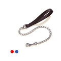 CAMON GUINZAGLIO IN NYLON CON CATENA CROMATA 3 x 400 MM. NERO