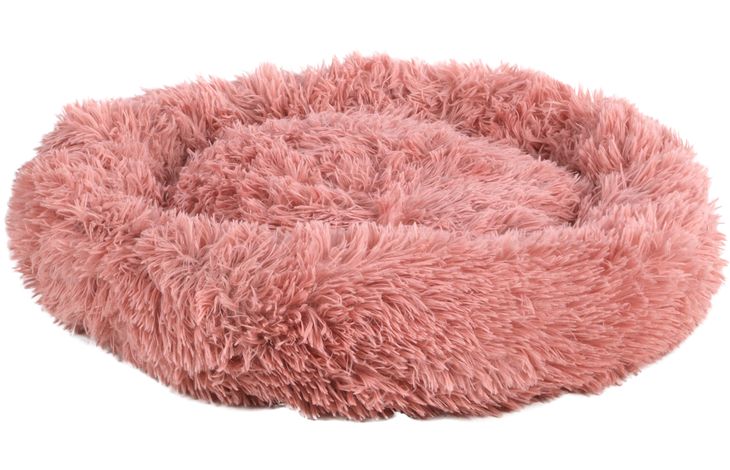 Cesto Pacha Rotondo Rosa antico 55x55x12cm